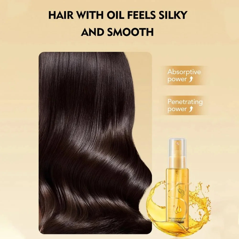 GlowHair Oil – Brillo Instantáneo y Suavidad Total